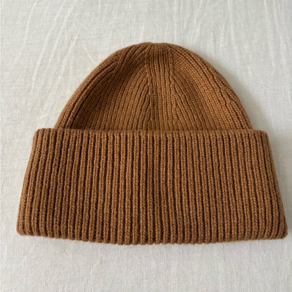 Madewell Brown Ribbed Knit Beanie